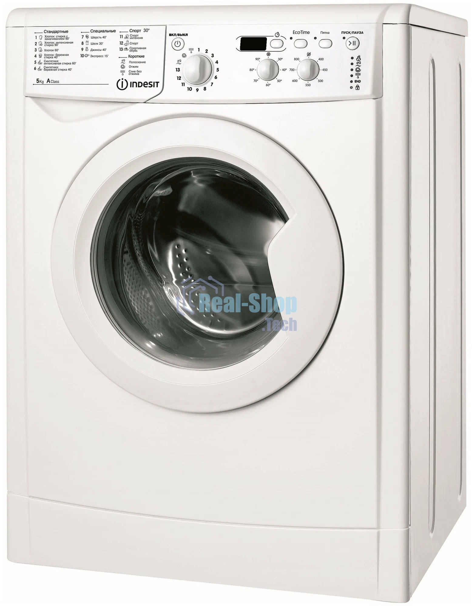 Стиральная машина Indesit IWSD 51051 CIS белый, загрузка фронтальная 5 кг, 1000 об/мин., класс: А