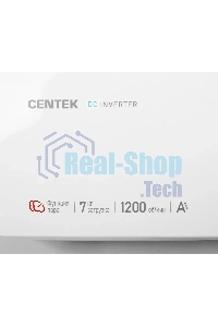 Стиральная машина Centek CT-1921 белый, загрузка фронтальная 7 кг, 1200 об/мин., класс: А+++