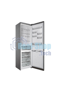 Холодильник Hotpoint HT 6200 MX нержавеющая сталь двухкамерный 240/83л морозилка снизу, No Frost