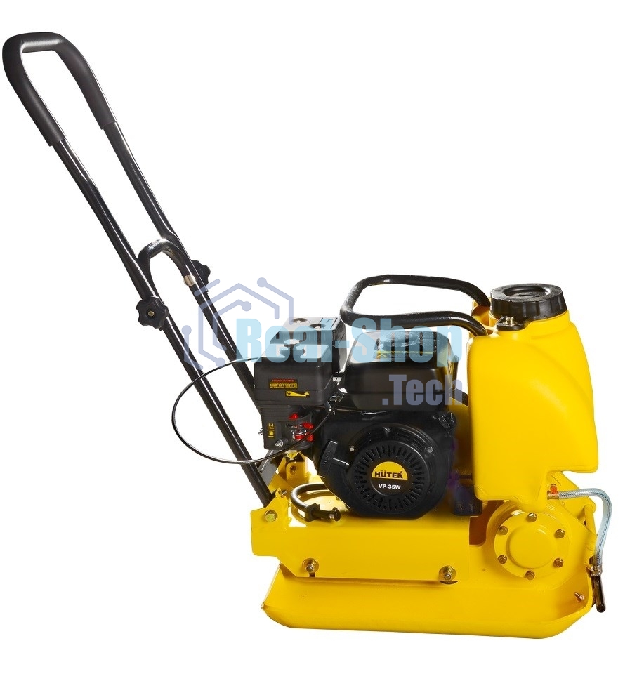 Виброплита бензиновая Huter VP-35W 4870 Вт 6.5 л.с., 25 кН, подошва 580х500 мм, 1050 м2/ч, 105 дБ
