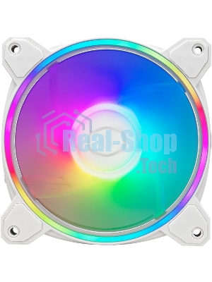 Вентилятор для корпуса Cooler Master MasterFan MF120 Halo2 ARGb 120х120x25 белый 4-pin 27дБ (MFL-B2DW-21NP2-R2) Ret