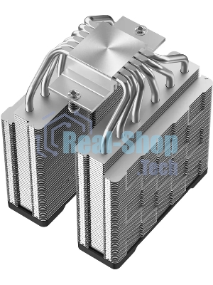 Кулер для процессора DEEPCOOL AG620 G2 LGA1954/1851/1700/AM5/AM4 (9шт/кор, TDP 270W, PWM, DUAL Black Fan 120mm, 6 тепл. трубок, черный) RET