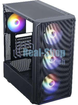 Компьютерный корпус Accord 3602 черный без БП ATX 2xUSB3.0 1xUSB3.1 audio bott PSU