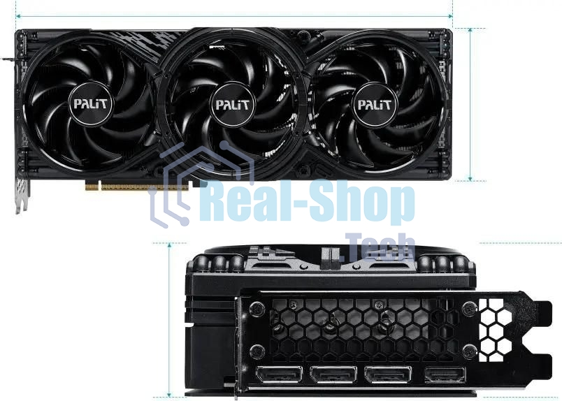 Видеокарта Palit PA-RTX 5080 GAMINGPRO OC 16Gb GeForce RTX 5080 16Gb 256bit GDDR7 2295/30000 HDMIx1 DPx3 HDCP Ret PCI-E PA-RTX 5080