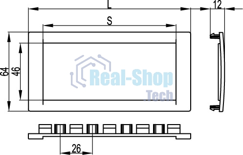 Рамка универсальная DKC F00011G In-Liner Aero 2 модуля, серебристый, RAL 9006