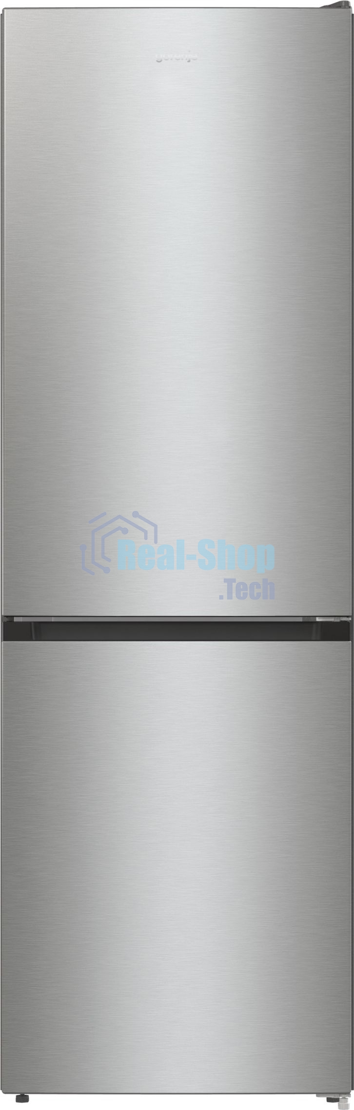 Холодильник Gorenje NRKE62XL серебристый металлик двухкамерный 203/99л морозилка снизу, No Frost