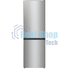 Холодильник Gorenje NRKE62XL серебристый металлик двухкамерный 203/99л морозилка снизу, No Frost