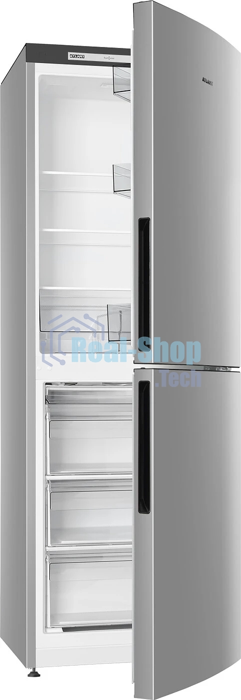 Холодильник Atlant 4612-181 серебристый двухкамерный 182/119л морозилка снизу