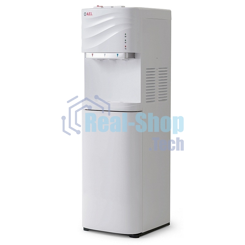 Кулер для воды AEL LC-AEL-840а, напольный, НАГРЕВ/ОХЛАЖДЕНИЕ КОМПРЕССОРНОЕ, 3 крана, белый, 00226
