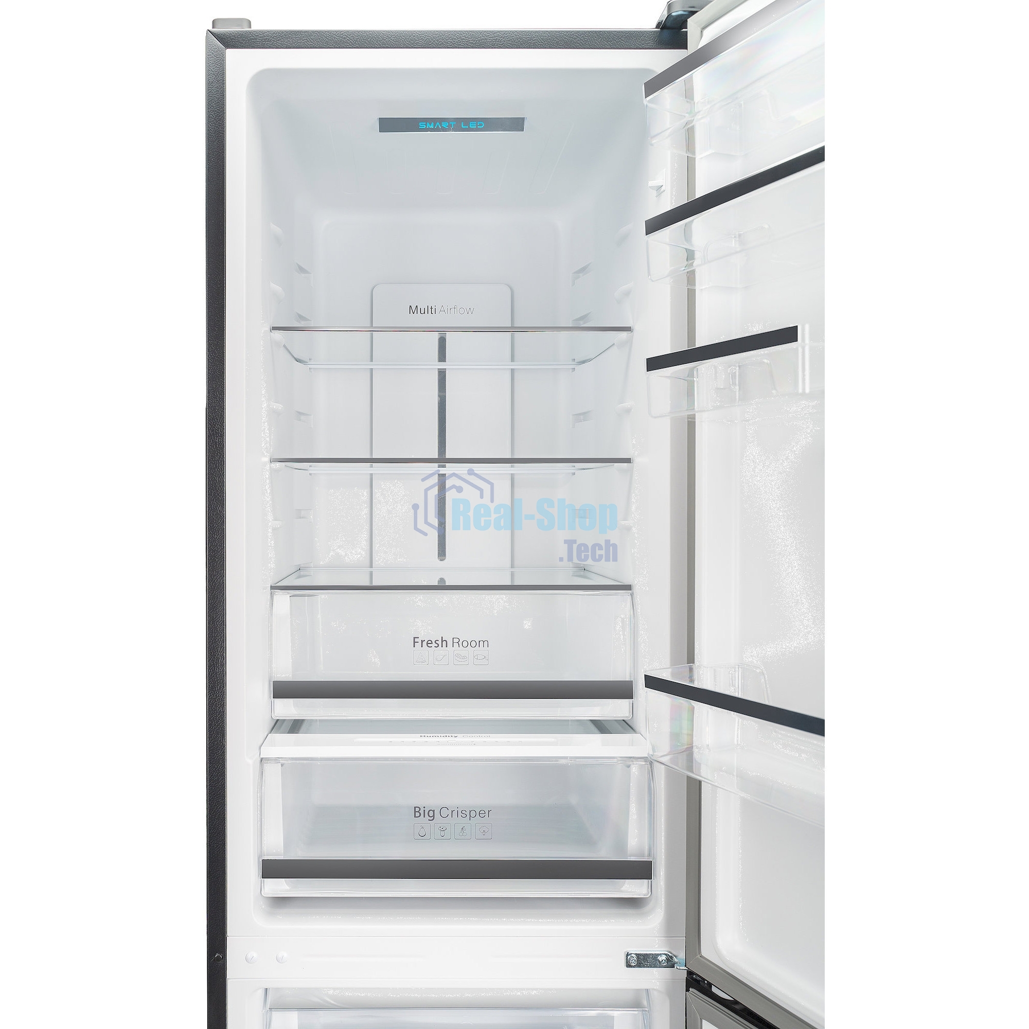 Холодильник DeLonghi DCS 19NFI NB DAMIANO черный двухкамерный 230/100л морозилка снизу, No Frost