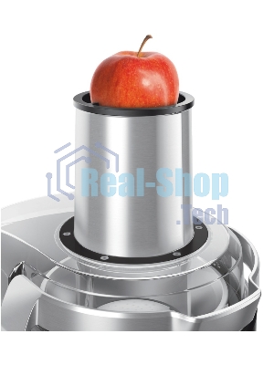 Соковыжималка Bosch MES4010 серебристый/черный, центробежная, 1200 Вт, 1500 мл, механическое