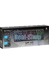 Клавиатура проводная Defender Dark Lord GK-580, USB, черный