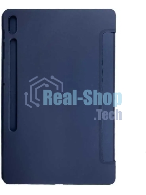 Чехол Deppa для Samsung Galaxy Tab S7+ Lite Wallet Onzo искусственная кожа синий (84094)