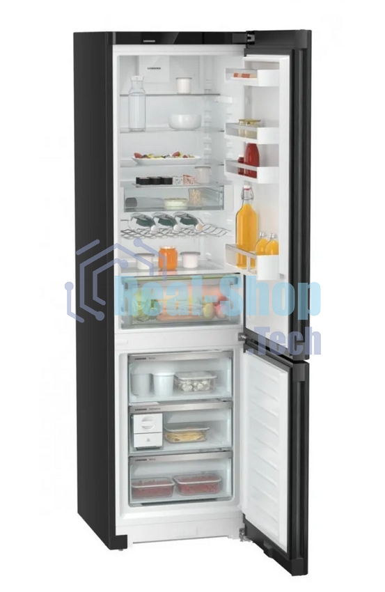 Холодильник Liebherr CNBDC 573I-22 001 черная нержавеющая сталь двухкамерный 266/94л морозилка снизу
