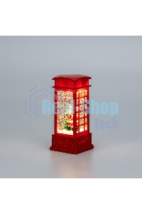 Светильник декоративный (фигура) Neon-night Телефонная будка с эффектом снегопада и подсветкой
