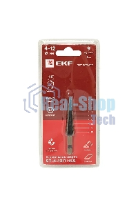 Сверло ступенчатое ST-4-12/1 HSS (9 ступ.)