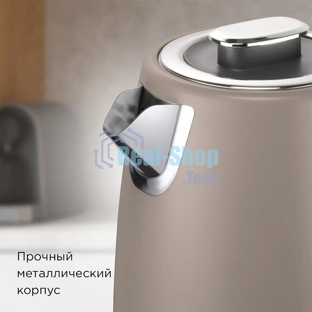 Чайник электрический Redmond KM240 1.7л. 2200Вт бежевый
