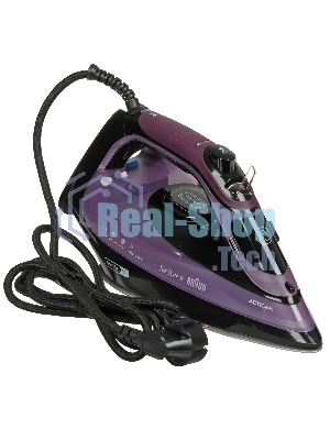 Утюг Braun TexStyle 9 SI9661VI фиолетовый/черный, 3100 Вт, 60 г/мин, 250 г/мин, 330 мл