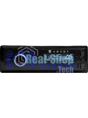Автомагнитола Ural Молот АРС-МТ 333С, 1 DIN, Bluetooth, USB Type-A, AUX
