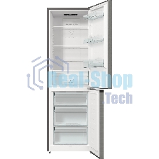 Холодильник Gorenje NRKE62XL серебристый металлик двухкамерный 203/99л морозилка снизу, No Frost