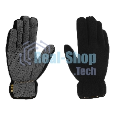 Перчатки универсальные Denzel 68095 двойные, ПВХ нанесение, размер 8