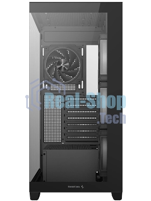 Компьютерный корпус Deepcool CG580 4F V2 без БП, боковое окно (панорама), 4x120мм ARGB PWM вентилятора, черный, ATX (R-CG580-BKADA4-G-2)