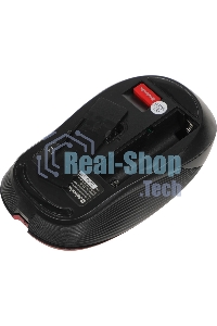 Мышь беспроводная Defender Gassa MM-105 красный, 1600 dpi, радиоканал, USB, кнопки - 6