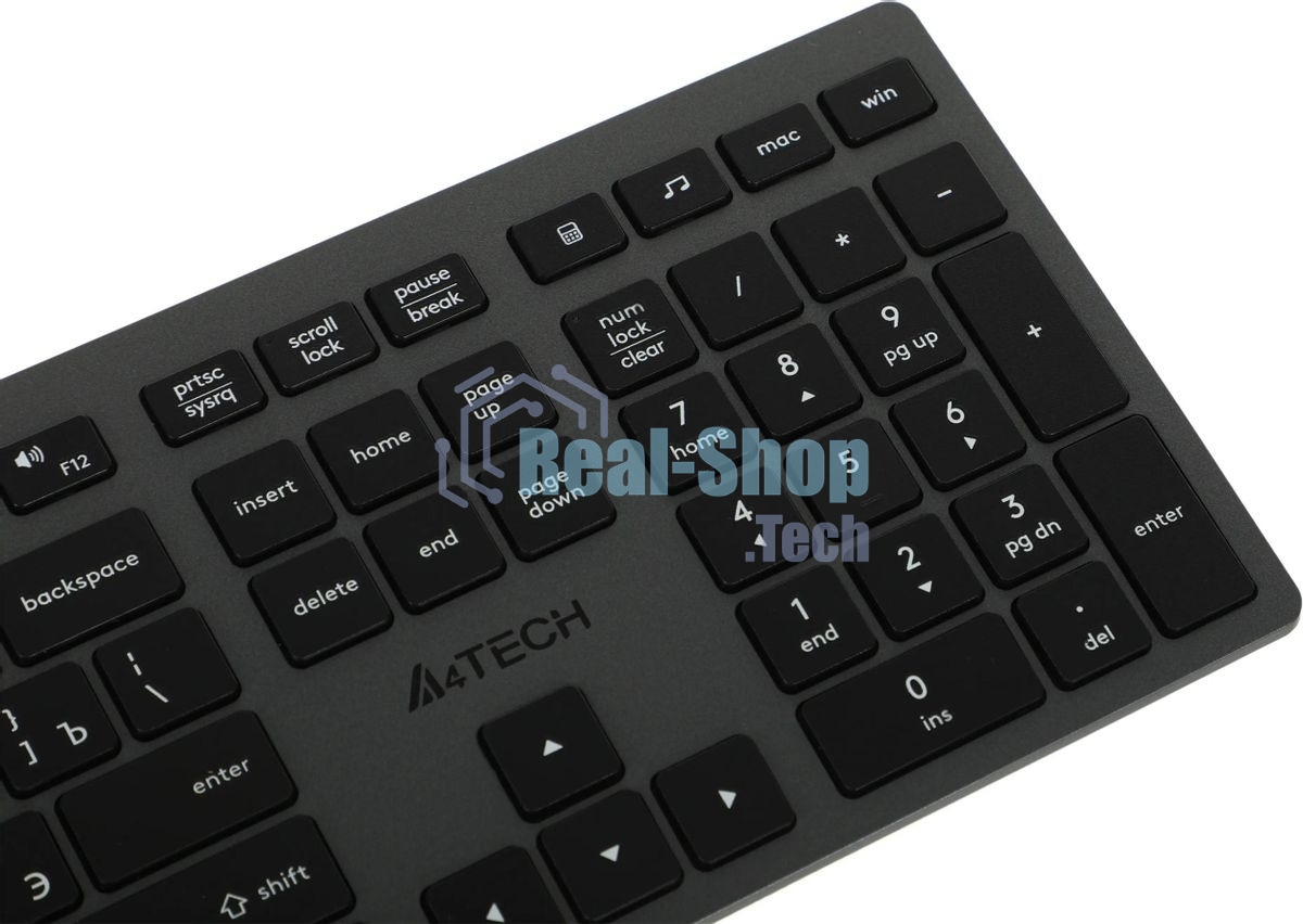 Клавиатура проводная A4Tech Fstyler FX50, USB, серый