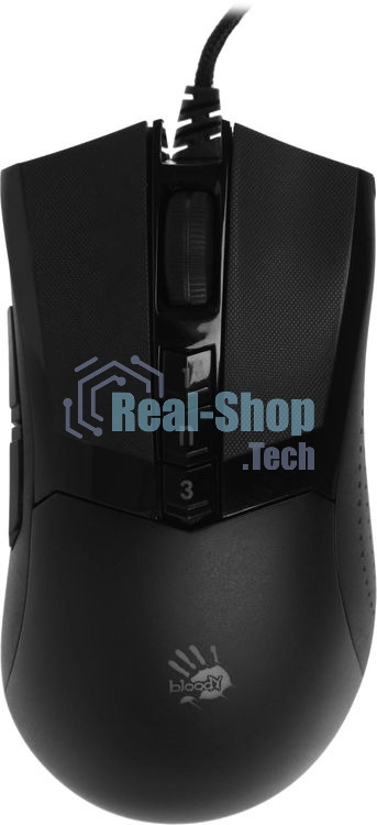 Мышь проводная A4Tech Bloody W90 Max черный, 10000 dpi, USB, кнопки - 10