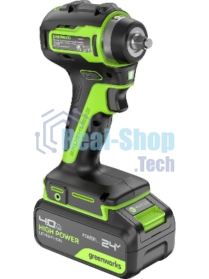 Гайковерт Greenworks G24IW200 аккум. патрон:квад.3/8