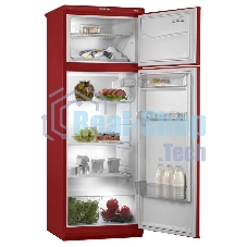 Холодильник Pozis-МИР-244-1 рубиновый двухкамерный 230/60 л морозилка сверху, капельная система