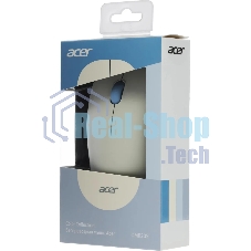 Мышь беспроводная Acer OMR205 белый/голубой, 1200 dpi, радиоканал, USB, кнопки - 3