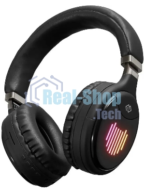 Беспроводные/проводные наушники Digma BT-16 черный, накладные, Bluetooth + проводной, складная конструкция, до 10 ч