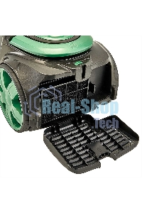 Пылесос DELTA DL-0854 черный/зеленый, 300/2400 Вт, уборка сухая, пылесборник контейнер, 4 л