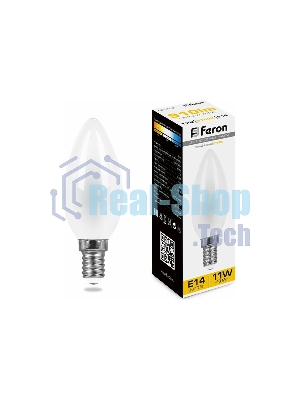 Лампа светодиодная Feron LB-713 11W 230V E14 2700K матовая