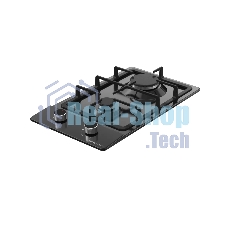 Варочная поверхность Kuppersberg FS 30 B, газ, High-Tech, 30 см, автоматический электроподжиг, газ-контроль, форсунки под сжиженый газ, SABAF конфорки, чугунные решетки, цвет черный, цвет фурнитуры черный