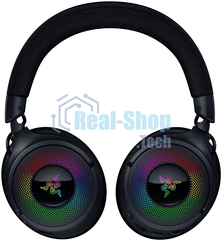 Гарнитура Razer Kraken V4 чёрный, беспроводная, bluetooth, до 70 ч, подсветка