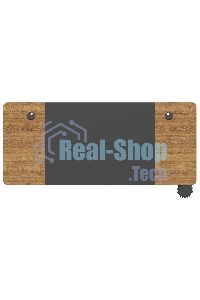 Стол игровой Cactus CS-EDL-BAWD столешница МДФ черный дуб антик, каркас черный