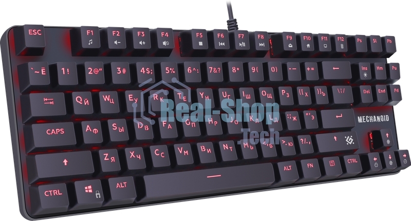 Клавиатура проводная Defender MECHANICAL MECHANOID GK-581 RU BLK