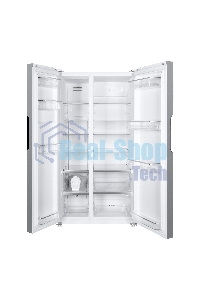 Холодильник Maunfeld MFF177NFW Slim Inverter белый двухкамерный 352/198л морозилка слева, No Frost, Side by Side