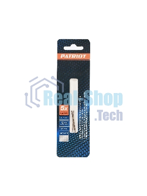 Сверло EDGE by PATRIOT по металлу 1,0 мм, 3шт в блистере