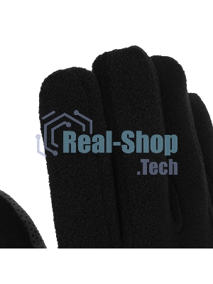 Перчатки универсальные Denzel двойные, ПВХ нанесение, размер 8