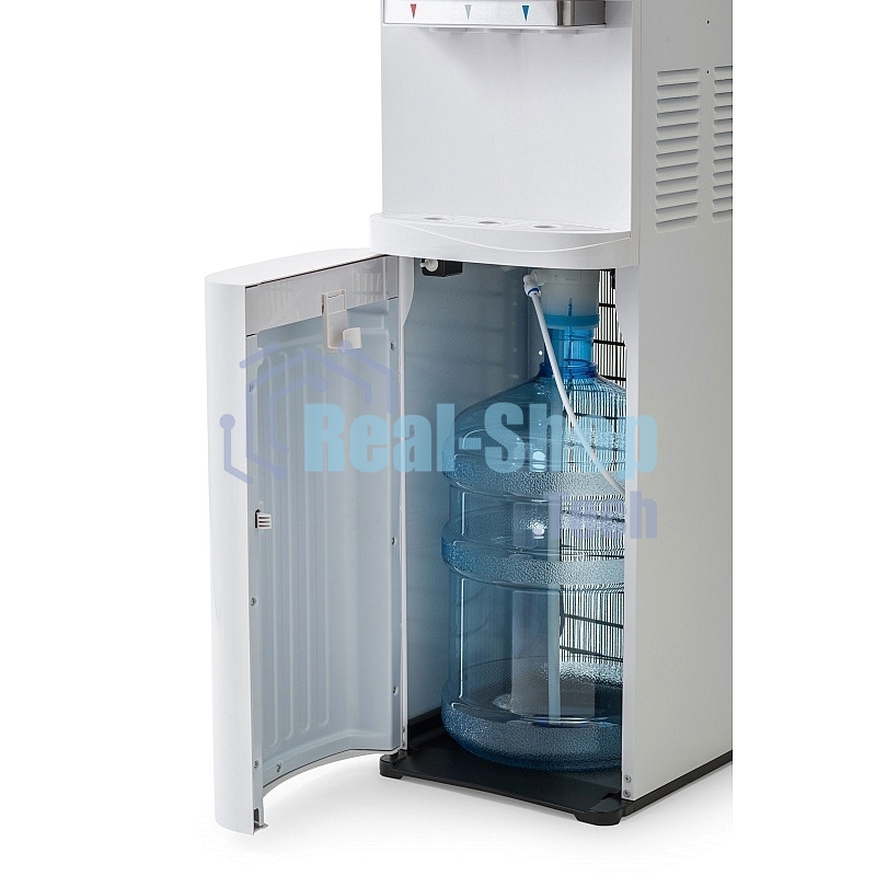 Кулер для воды AEL LC-AEL-840а, напольный, НАГРЕВ/ОХЛАЖДЕНИЕ КОМПРЕССОРНОЕ, 3 крана, белый, 00226