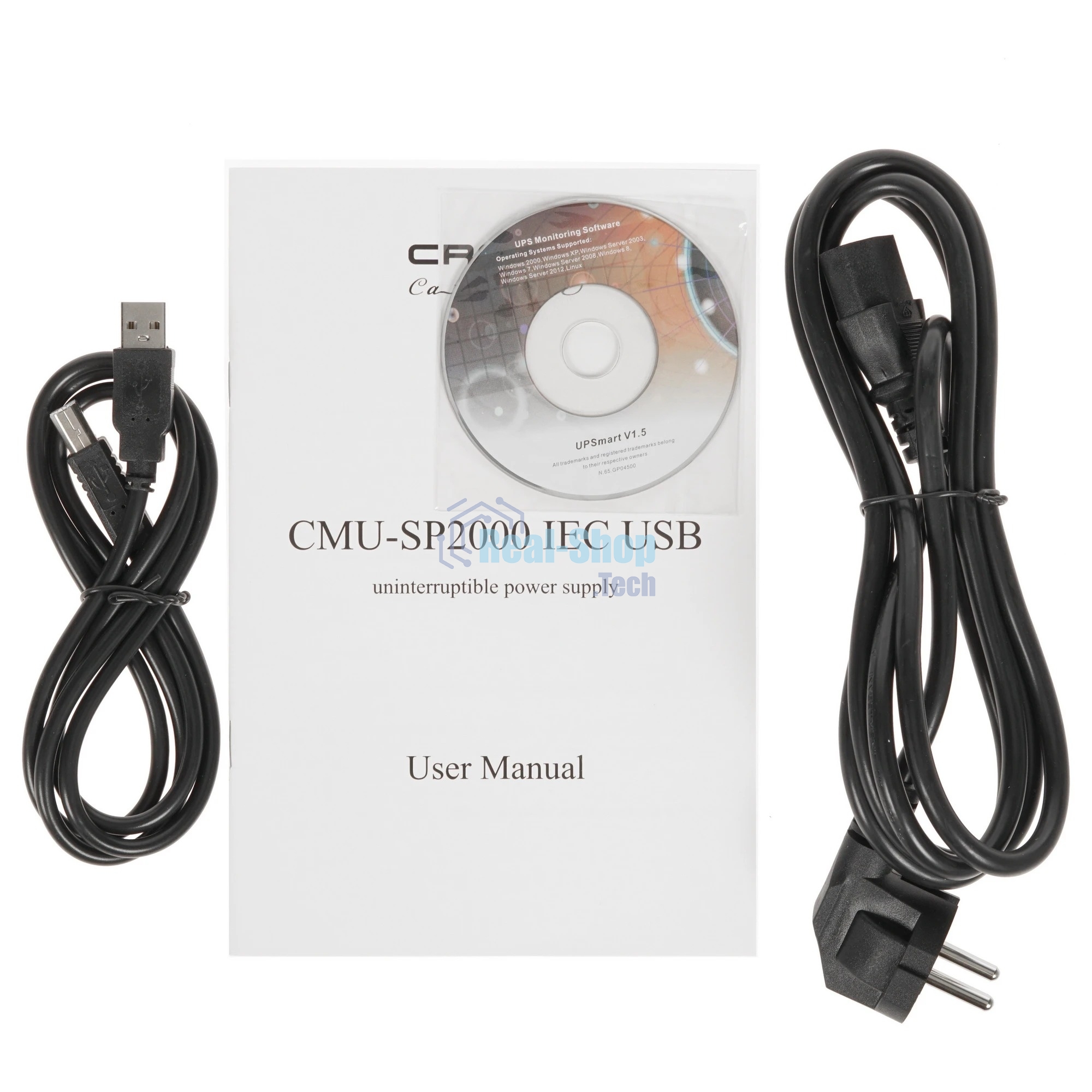 Источник бесперебойного питания Crown CMU-SP2000IEC/2000 ВА/1200 Вт/9 x IEC 320 C13 (компьютерная)