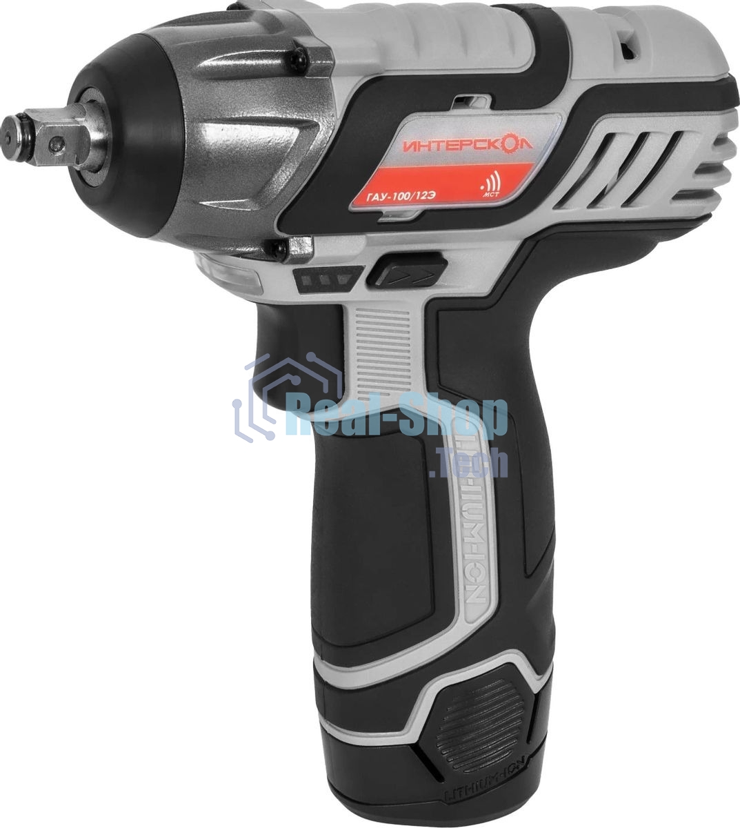 Гайковерт Интерскол ГАУ-100/12Э аккум. патрон:квад.3/8