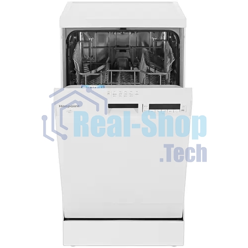Посудомоечная машина HOTPOINT HFS 1C57, белый, 44.8 см, 10 компл., 49 дБ, класс A