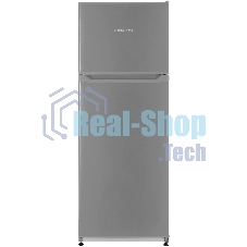 Холодильник Nordfrost NRT 145 132 серебристый двухкамерный 209/68 л морозилка сверху, ручная разморозка