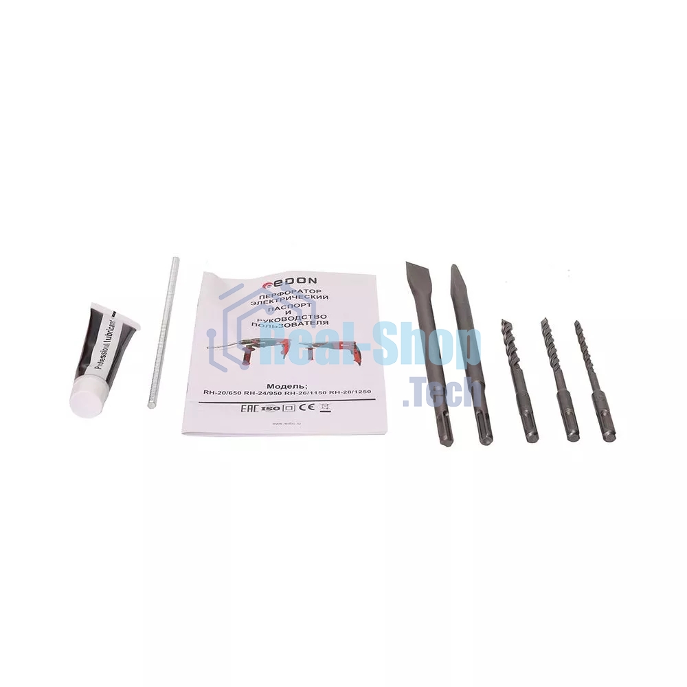 Перфоратор EDON RH-26/1150 черный/красный 9277