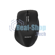 Мышь беспроводная Maxvi MWS-02 черный, 6 кнопок, 1600 dpi