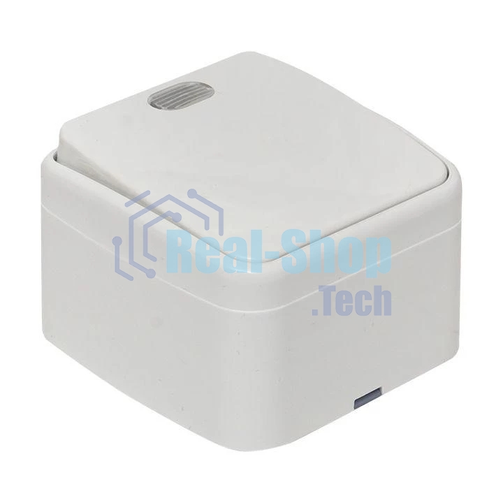 Выключатель 1-клавишный EKF Basic Минск ОП 10А с индикатором белый